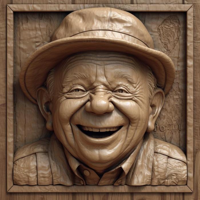 Famous (Mickey Rooney 1, 3DFMS_7996) 3D models for cnc